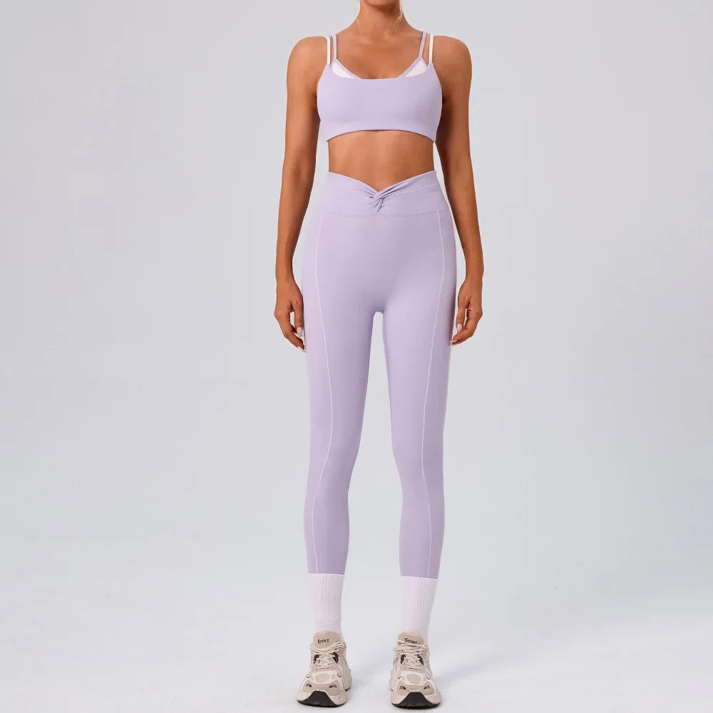 Conjunto Top Push Up e Calça Modeladora Modern Flyer