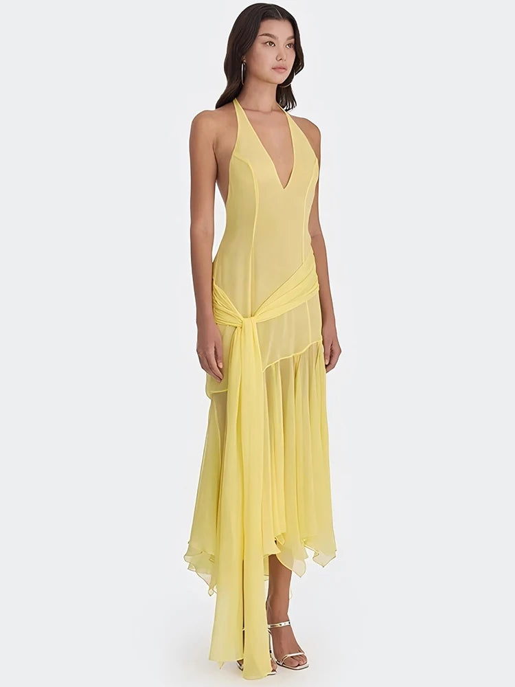 Vestido Midi com Tule Modern Tayana