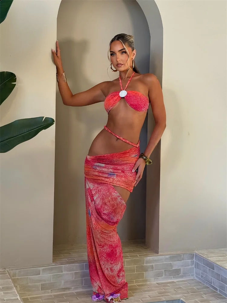 Conjunto Top e Saia Longa Modern Sandy