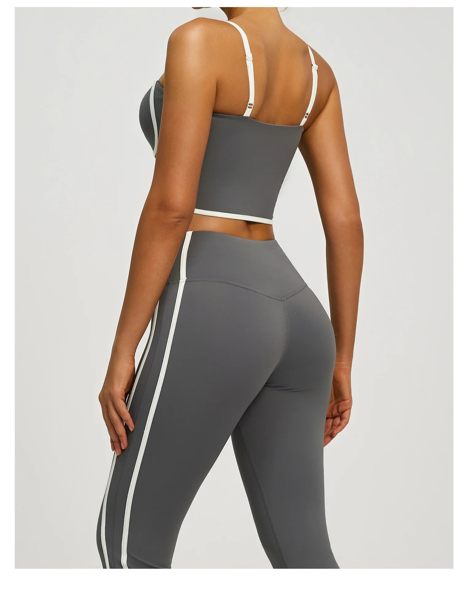 Conjunto Top e Calça Flare Cós Alto Tendência Modern Alô
