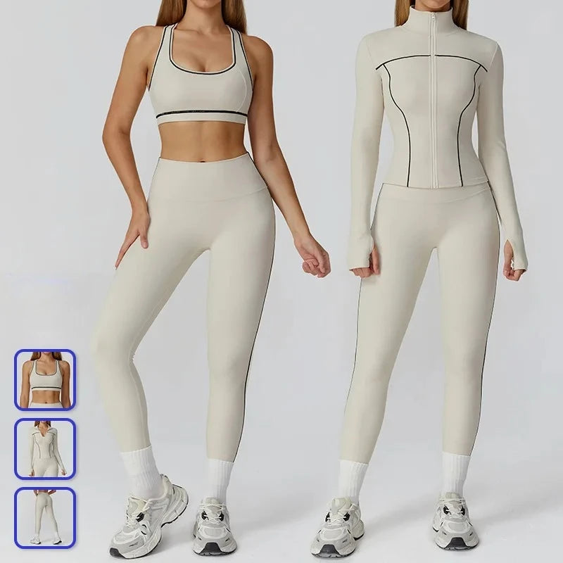 Conjunto Top Regata Push Up e Calça Legging Modern Molly
