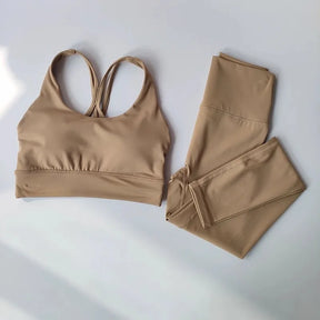 Conjunto Top Push Up e Calça Legging Modern Athena