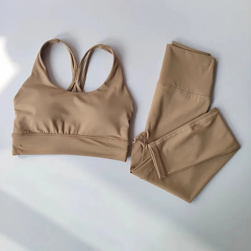 Conjunto Top Push Up e Calça Legging Modern Athena