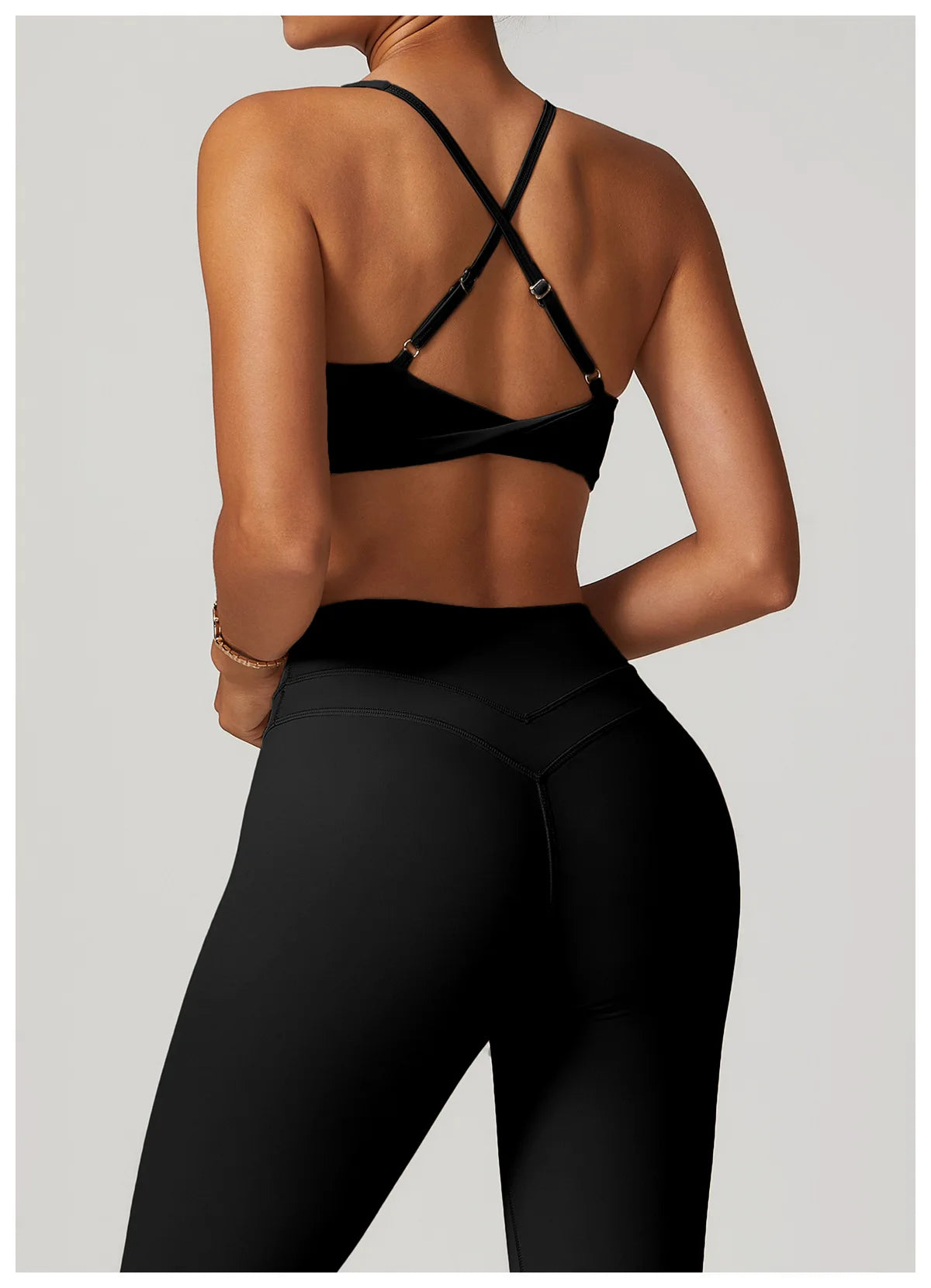 Top Esportivo Push Up sem Costura Modern Lyve