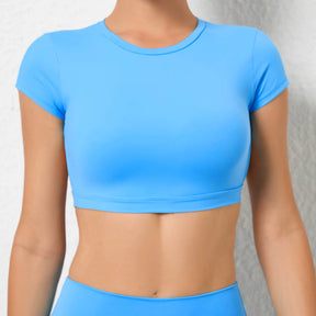 Top Meia Manga Decote nas Costas Modern Curvix