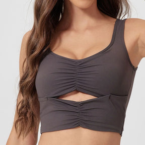 Top Cropped e Calça Flare Modeladora Efeito Push Up Modern Motion