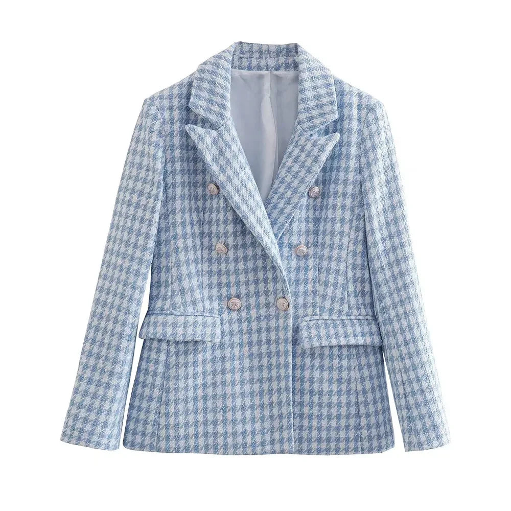 Conjunto Feminino Tweed Pied de Poule Modern Amélie