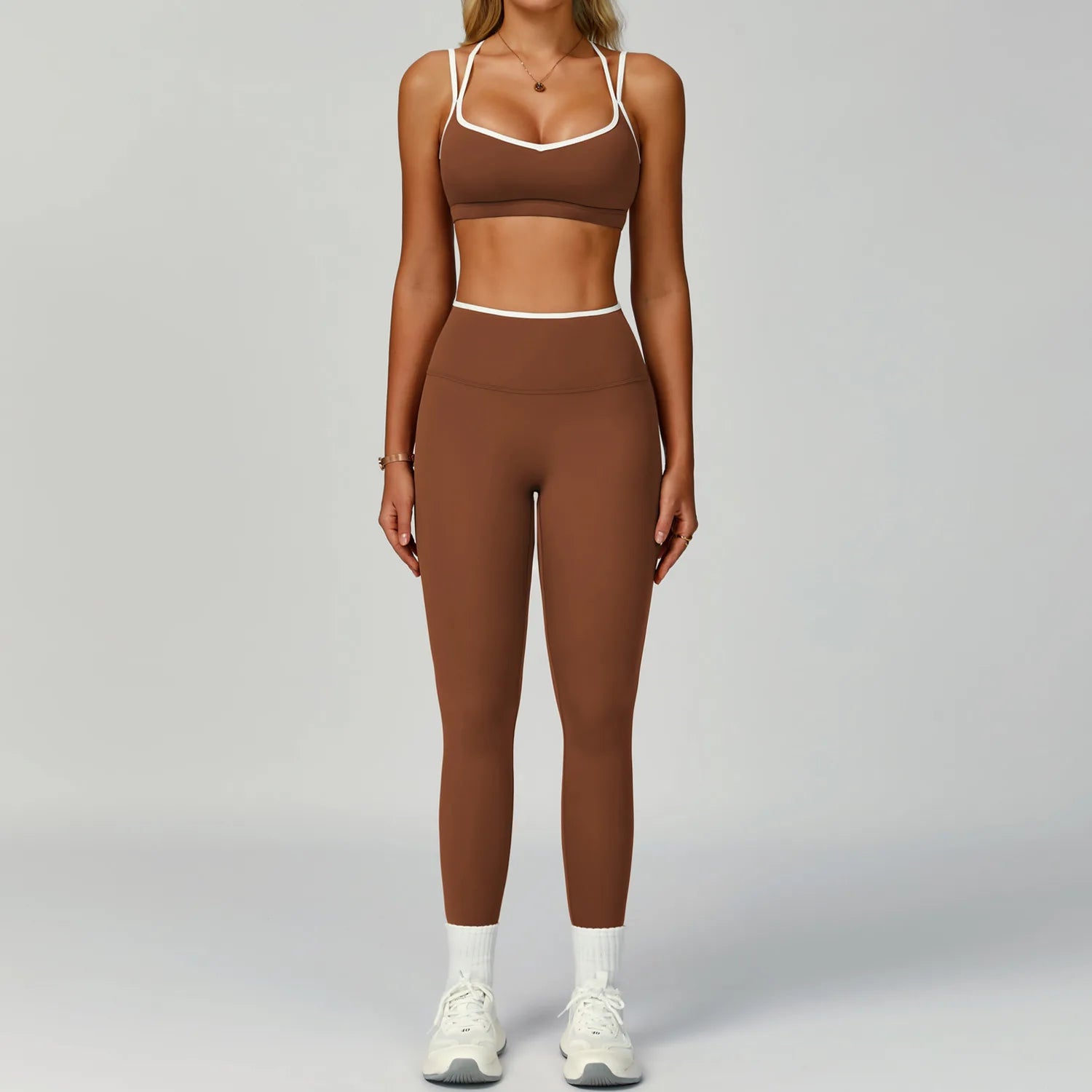 Conjunto Top Push Up e Legging Modern Jholie
