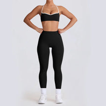 Conjunto Top Push Up e Legging Modeladora Modern Love