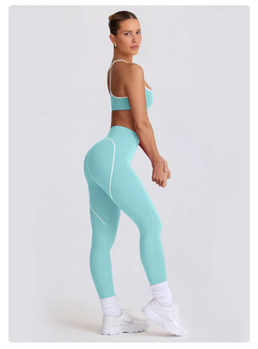 Conjunto Top Push Up e Legging Modeladora Modern Love