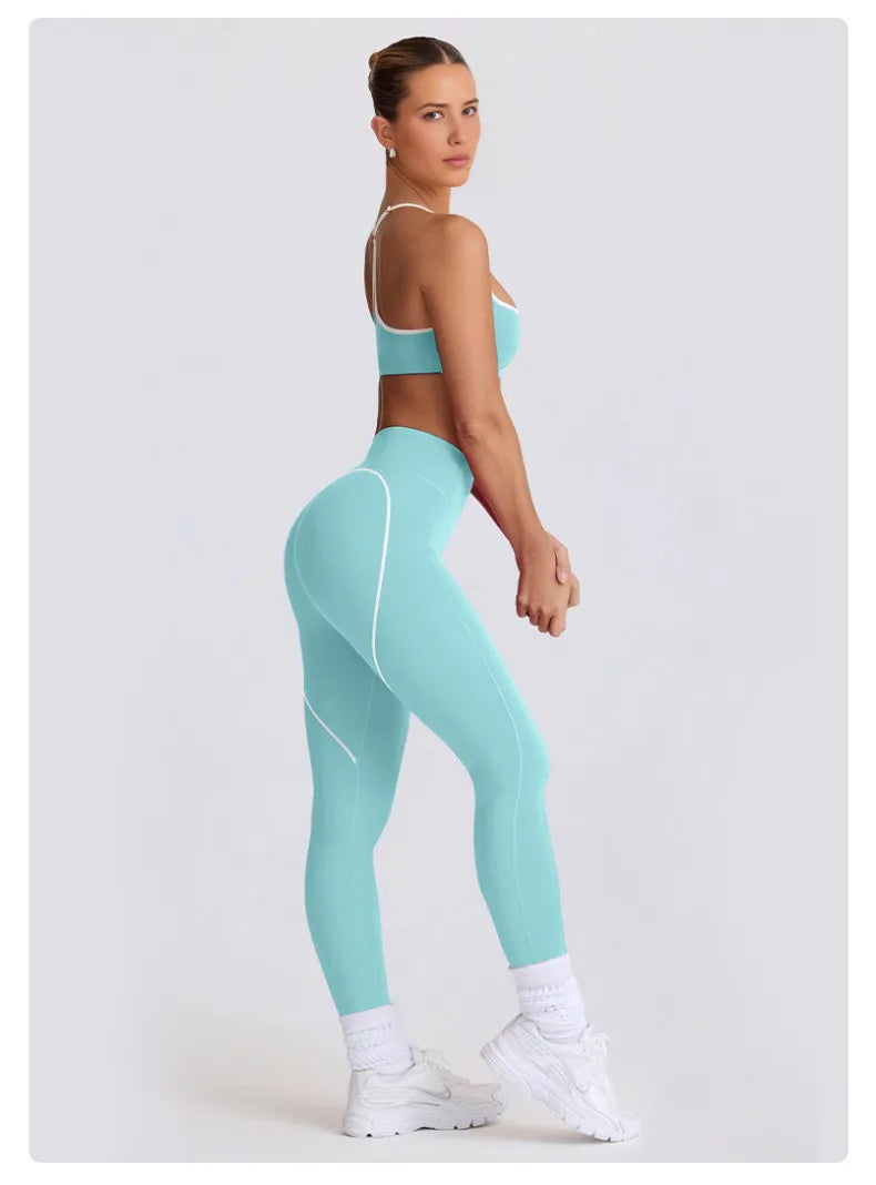Conjunto Top Push Up e Legging Modeladora Modern Love