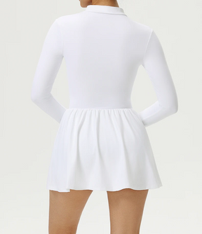 Vestido Esportivo Manga Longa Modelador Modern Female
