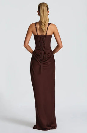 Vestido Longo com Corselet Modern Mia