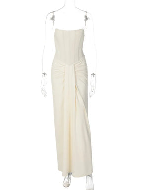 Vestido Longo Corselet Modern Vanilla