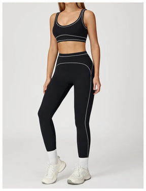 Conjuntp Top Push Up e Calça Legging Modeladora Modern Alô