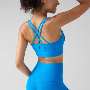 Top Reforçado Costas Cruzado Modern Impact