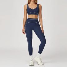 Conjuntp Top Push Up e Calça Legging Modeladora Modern Alô