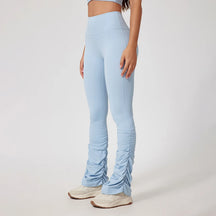 Top Cropped e Calça Flare Modeladora Efeito Push Up Modern Motion