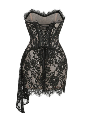 Vestido Curto Corset de Renda Modern Dubai