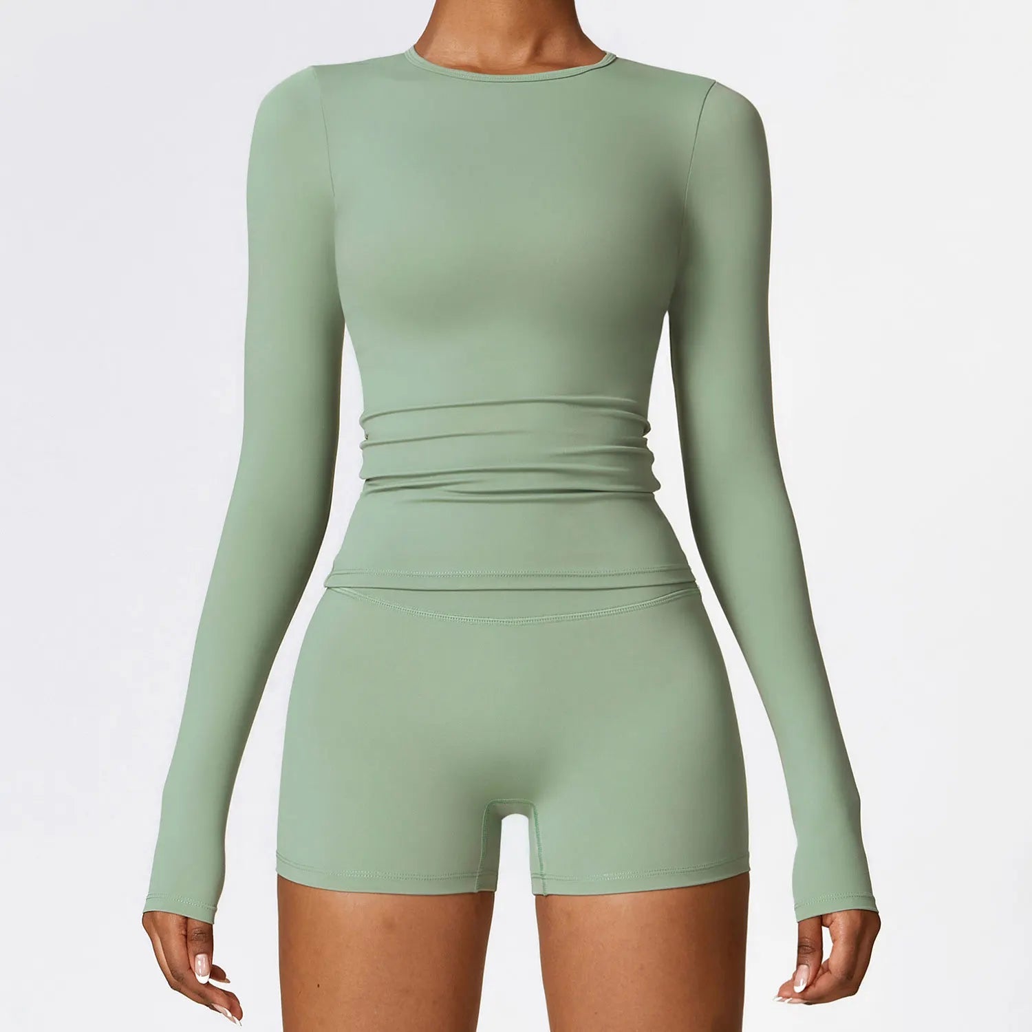 Blusa Manga Longa Esportiva Modern Crop