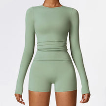 Blusa Manga Longa Esportiva Modern Crop