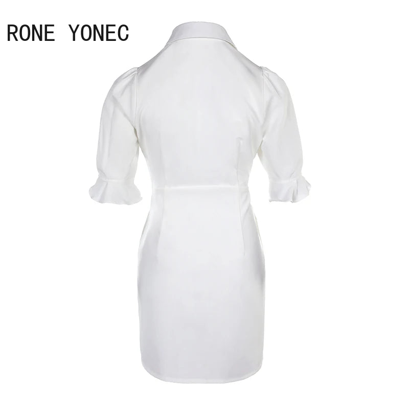 Vestido Camisa com Mangas Rone Yonec