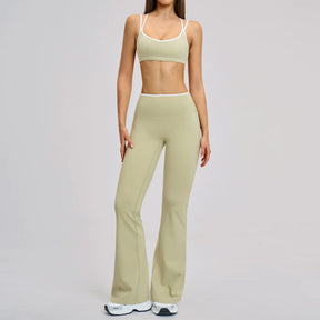 Conjunto Top Push Up e Calça Flare Modern Jholie