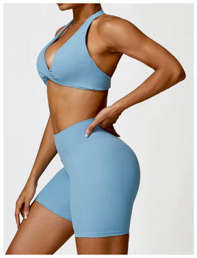 Conjunto Top Push Up e Shorts Modern Basic Up