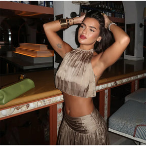 Conjunto Top e Saia Longa Modern Marjorie