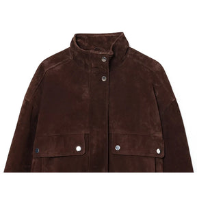 Jaqueta Suede Feminina Modern Évora