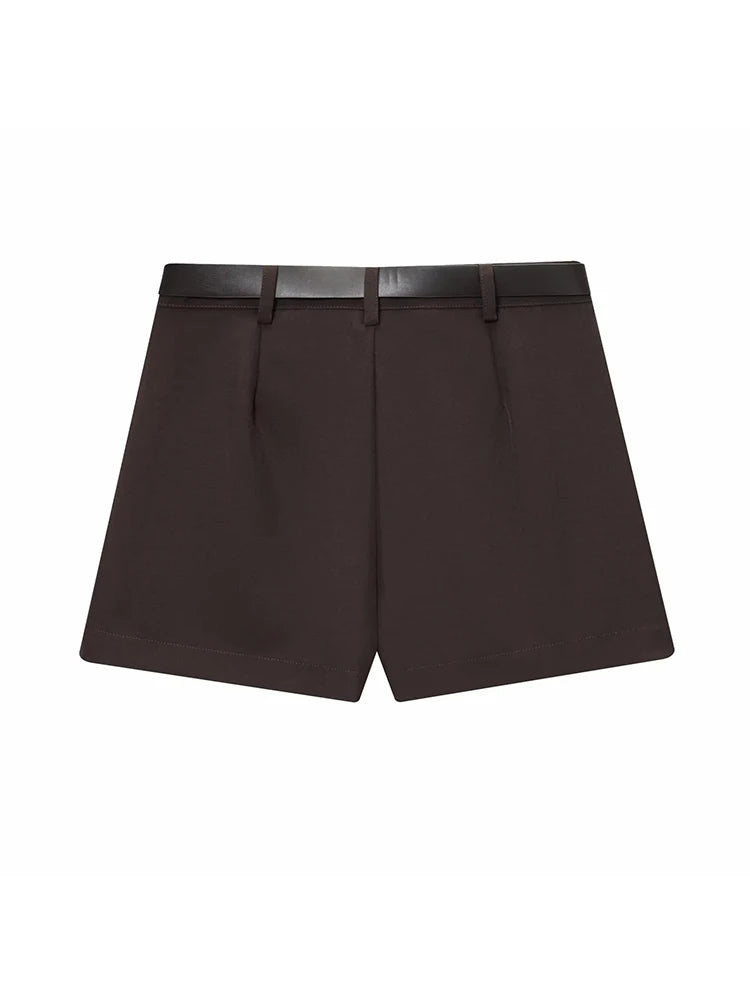 Conjunto Feminino Alfaiataria Premium Blazer e Shorts Saia Modern Vittoria