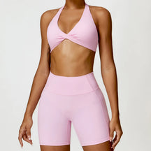 Conjunto Top Push Up e Shorts Modern Basic Up