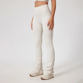 Top Cropped e Calça Flare Modeladora Efeito Push Up Modern Motion