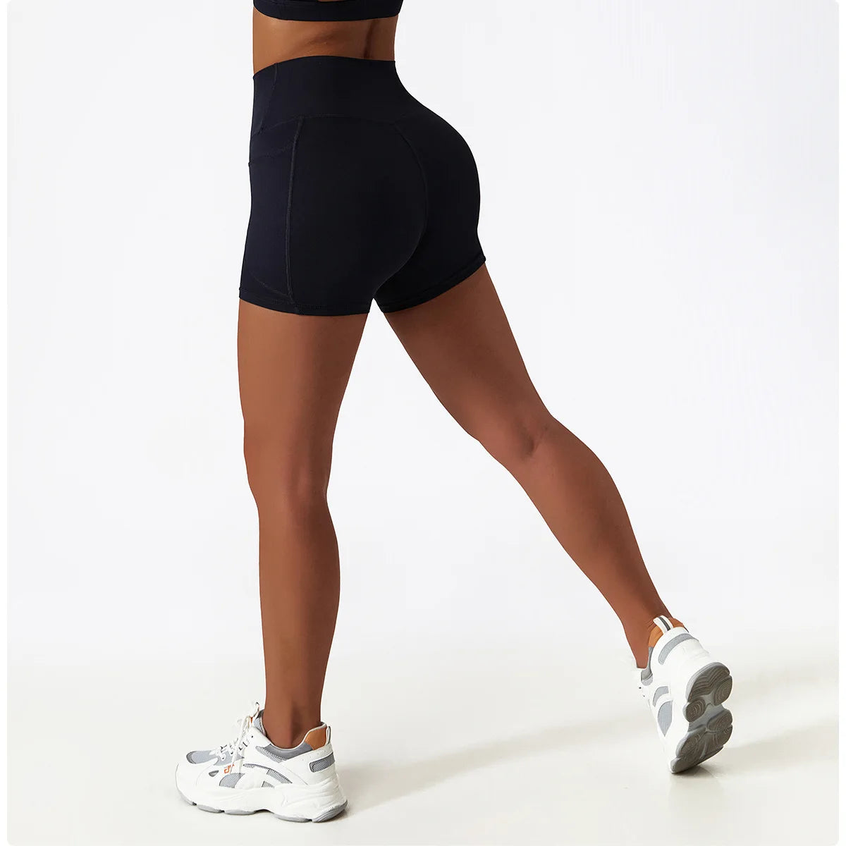 Shorts Cós Alto Alta Elasticidade Modern Gym