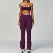 Conjunto Top Push Up e Calça Flare Modern Jholie