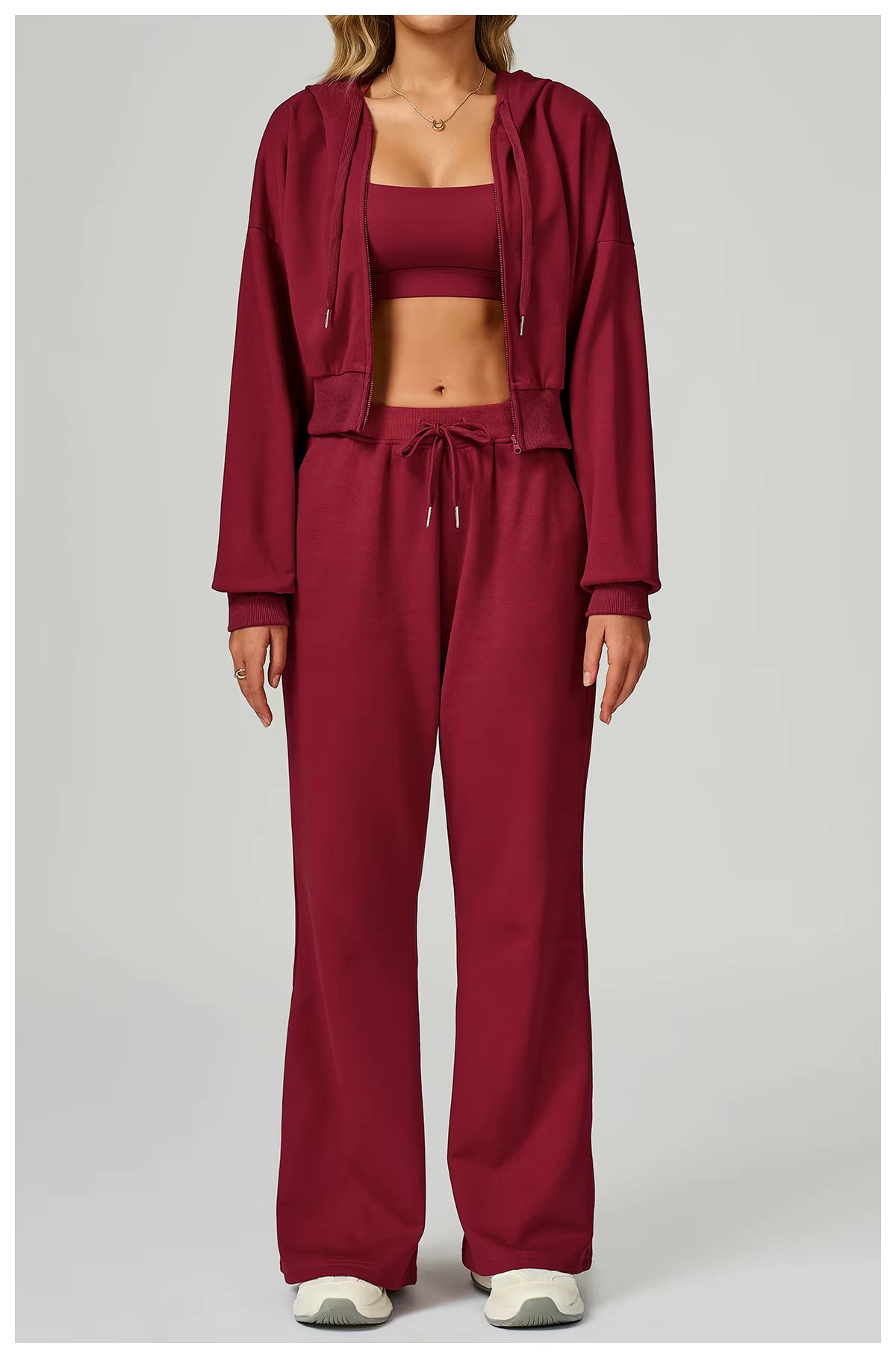 Conjunto Feminino Jaqueta e Calça Moletinho Confort Modern Mulier