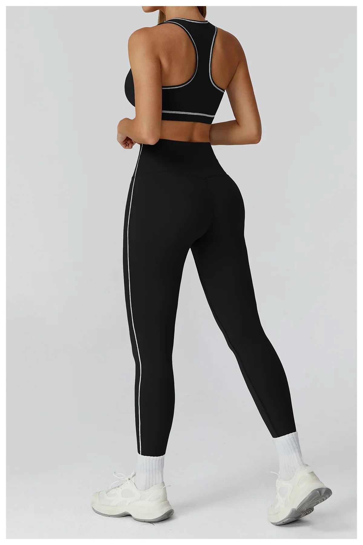 Conjunto Top Regata Push Up e Calça Legging Modern Molly