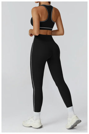 Conjunto Top Regata Push Up e Calça Legging Modern Molly