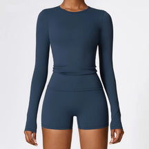 Blusa Manga Longa Esportiva Modern Crop