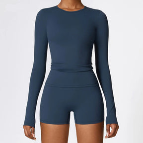 Blusa Manga Longa Esportiva Modern Crop