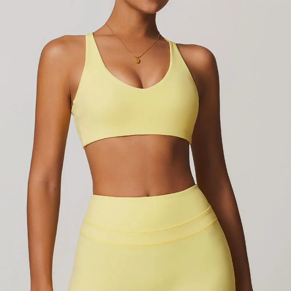 Top Esportivo Push Up sem Costura Modern Lyve
