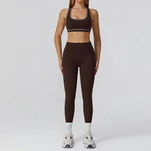 Conjunto Top Regata Push Up e Calça Legging Modern Molly