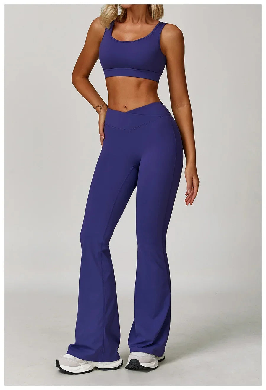 Conjunto Top Regata e Calça Flare Modern Flex