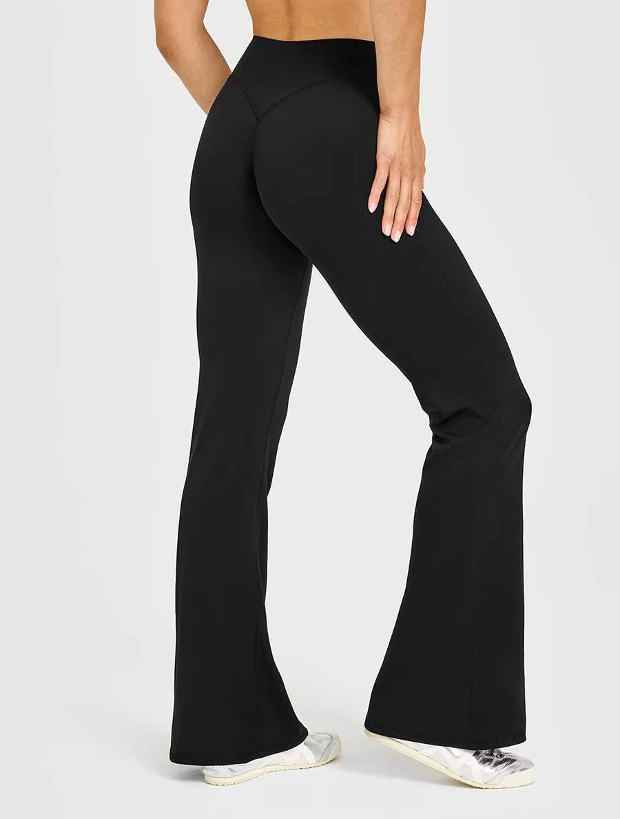 Calça Wide Leg Bailarina Cós Alto Tendência Modern Motion