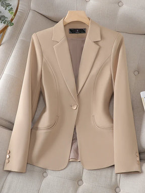 Blazer Feminino Alfaiataria Acinturado Modern Catarina