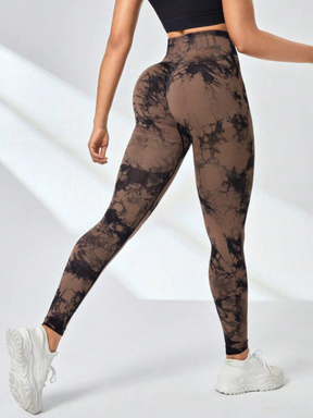 Calça Legging Tie Dye com Empina Modern Elegance - FITNESS