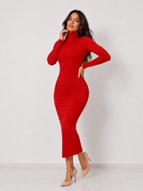 Vestido Midi Gola Alta Modern Verona