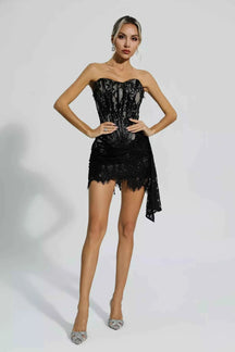 Vestido Curto Corset de Renda Modern Dubai