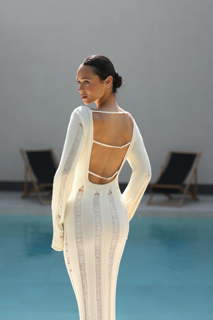 Vestido Longo em Tricot Modern Serena