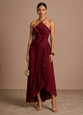 Vestido Assimétrico Tendência Modern Lilac